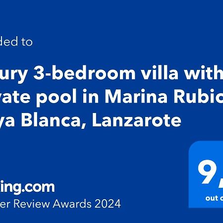 Luxury 3-Bedroom Villa With Heated Private Pool - In Marina Rubicon, Playa Blanca, Lanzarote Экстерьер фото
